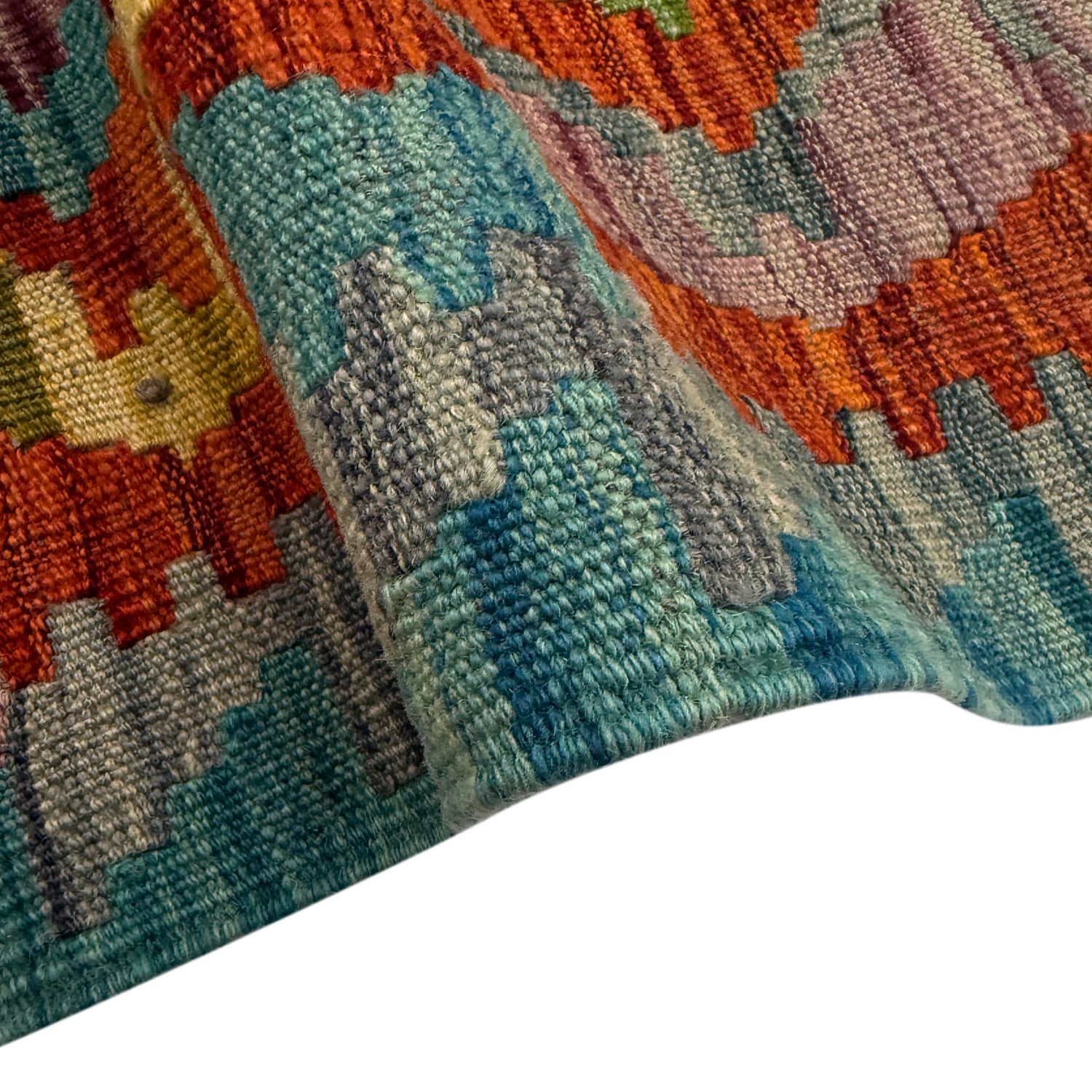 Handmade Vegetable Kelim 5' 11" x 8' 0" (ft) - No. Y39459