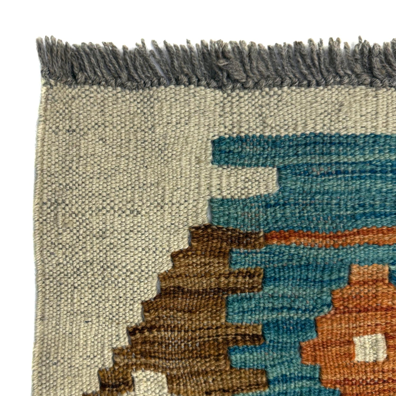 Handmade Vegetable Kelim 5' 11" x 7' 7" (ft) - No. Y39461