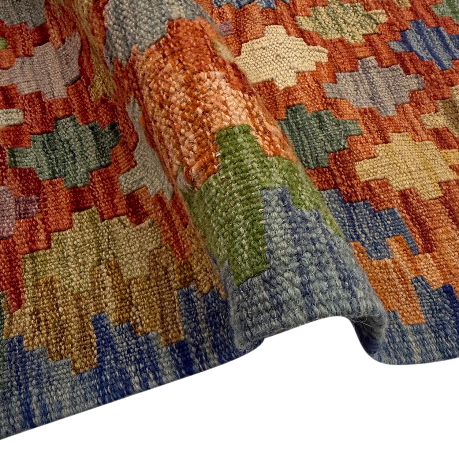 Handmade Vegetable Kelim 5' 11" x 8' 0" (ft) - No. Y39464