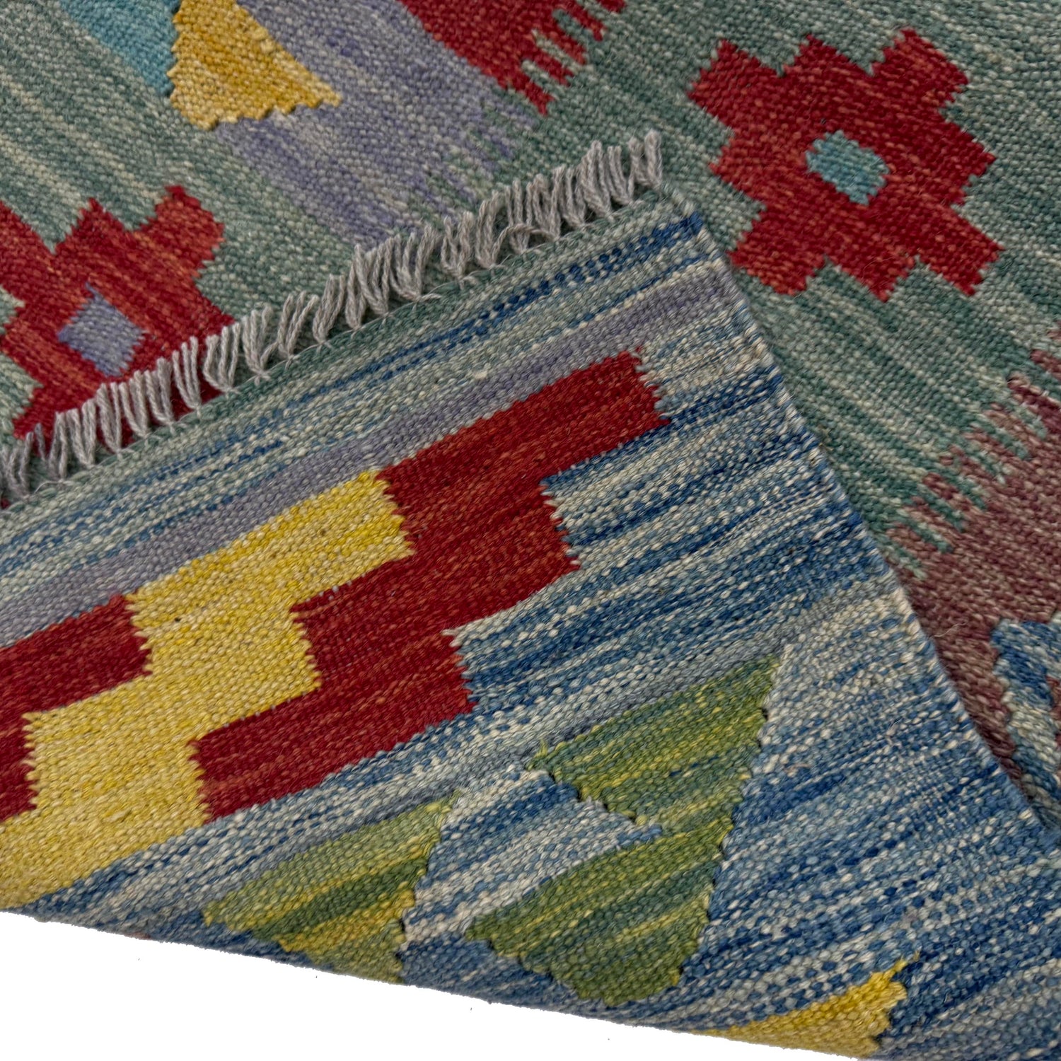 Handmade Vegetable Kelim 5' 7" x 8' 0" (ft) - No. Y39468