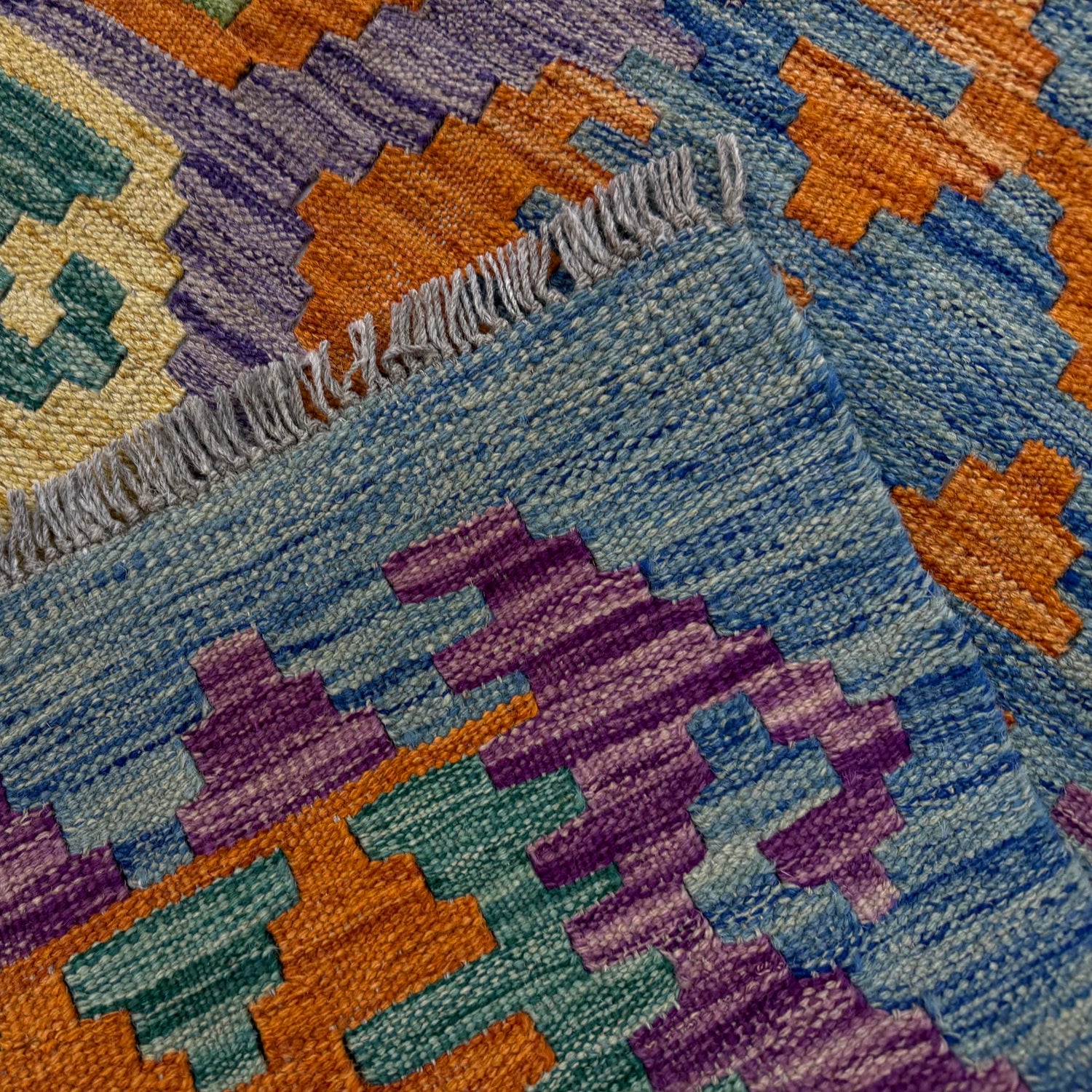 Handmade Vegetable Kilim 5' 9" x 8' 0" (ft) - No. Y39469