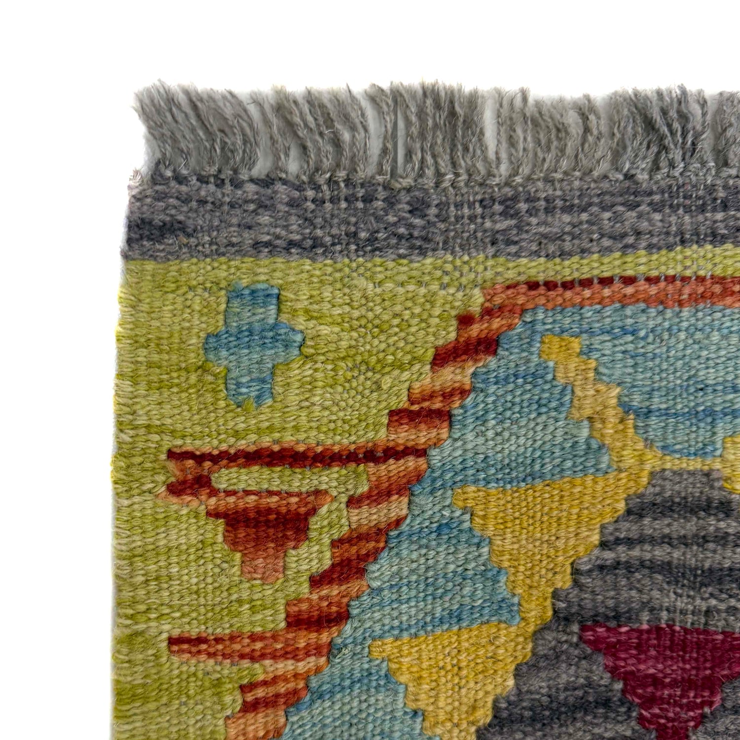 Handmade Vegetable Kilim 6' 2" x 8' 1" (ft) - No. Y39473