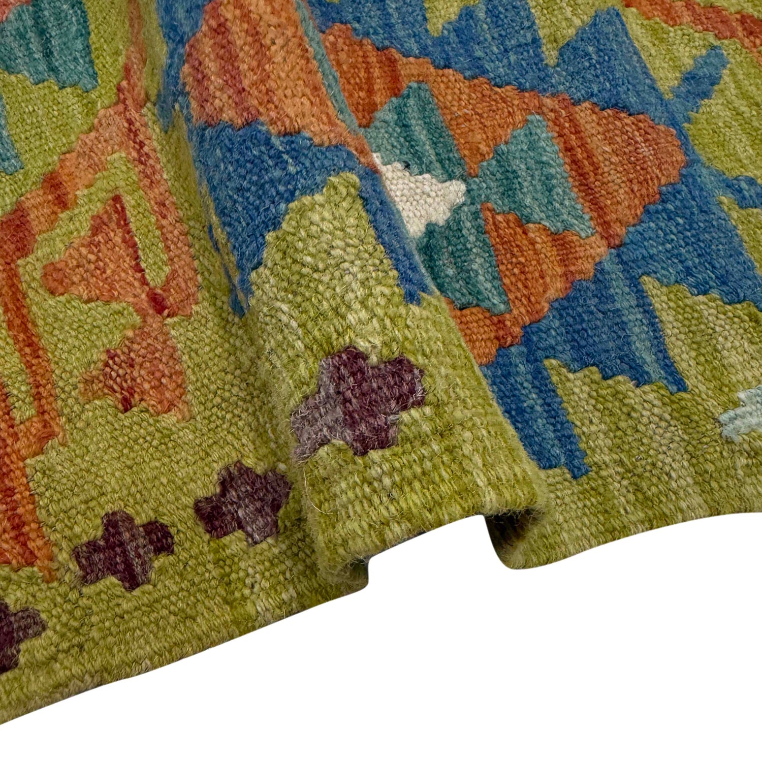 Handmade Vegetable Kilim 6' 2" x 8' 1" (ft) - No. Y39473