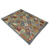 Handmade Vegetable Kelim 5' 8" x 8' 5" (ft) - No. Y39476