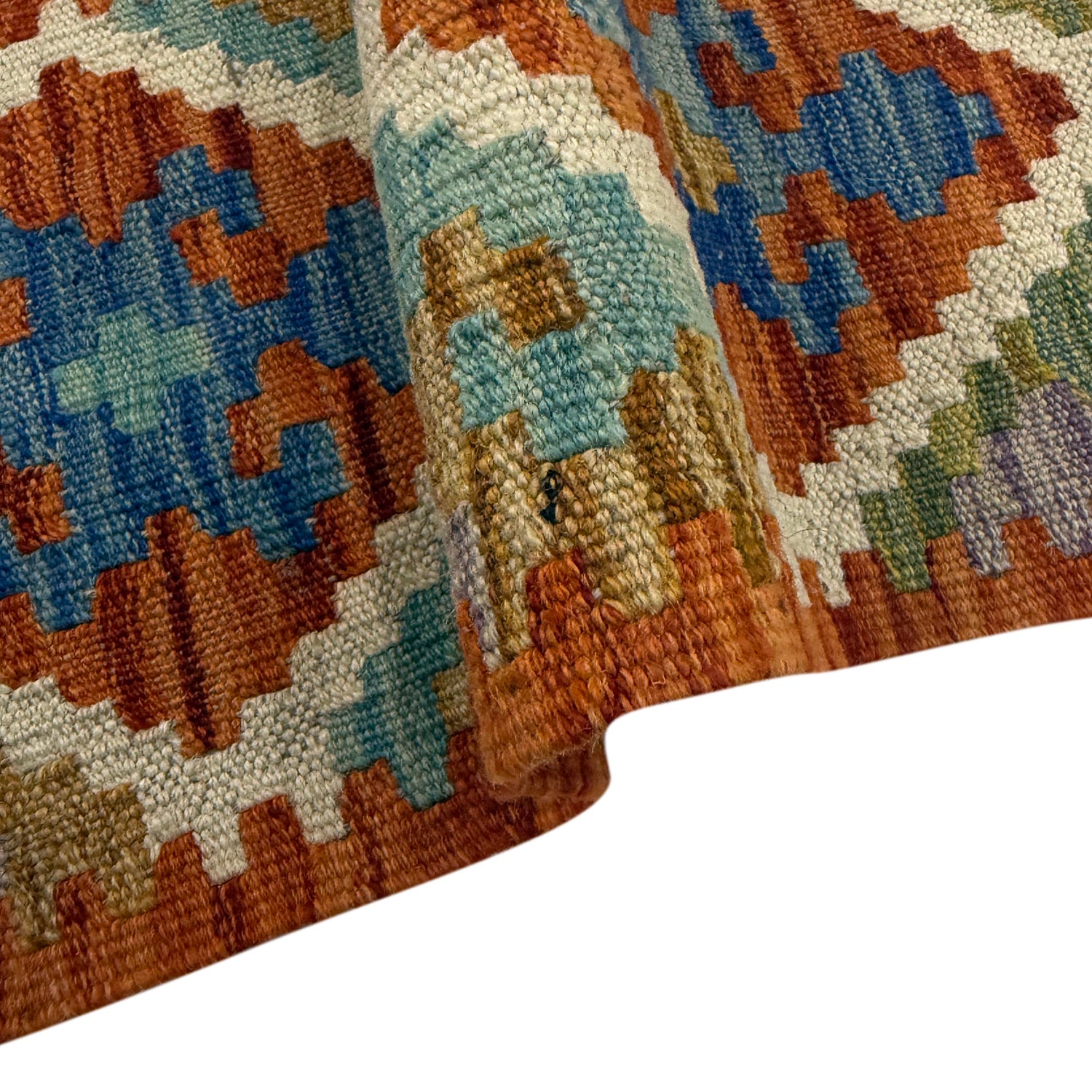 Handmade Vegetable Kilim 5' 11" x 8' 2" (ft) - No. Y39477