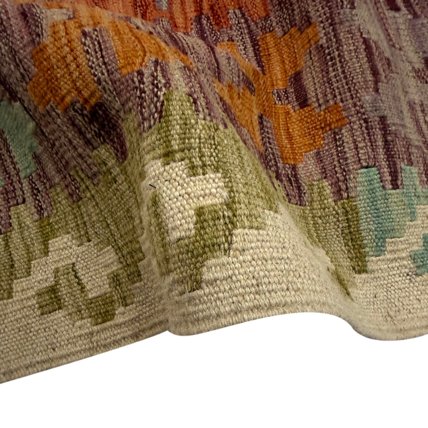 Handmade Vegetable Kelim 5' 9" x 8' 2" (ft) - No. Y39478