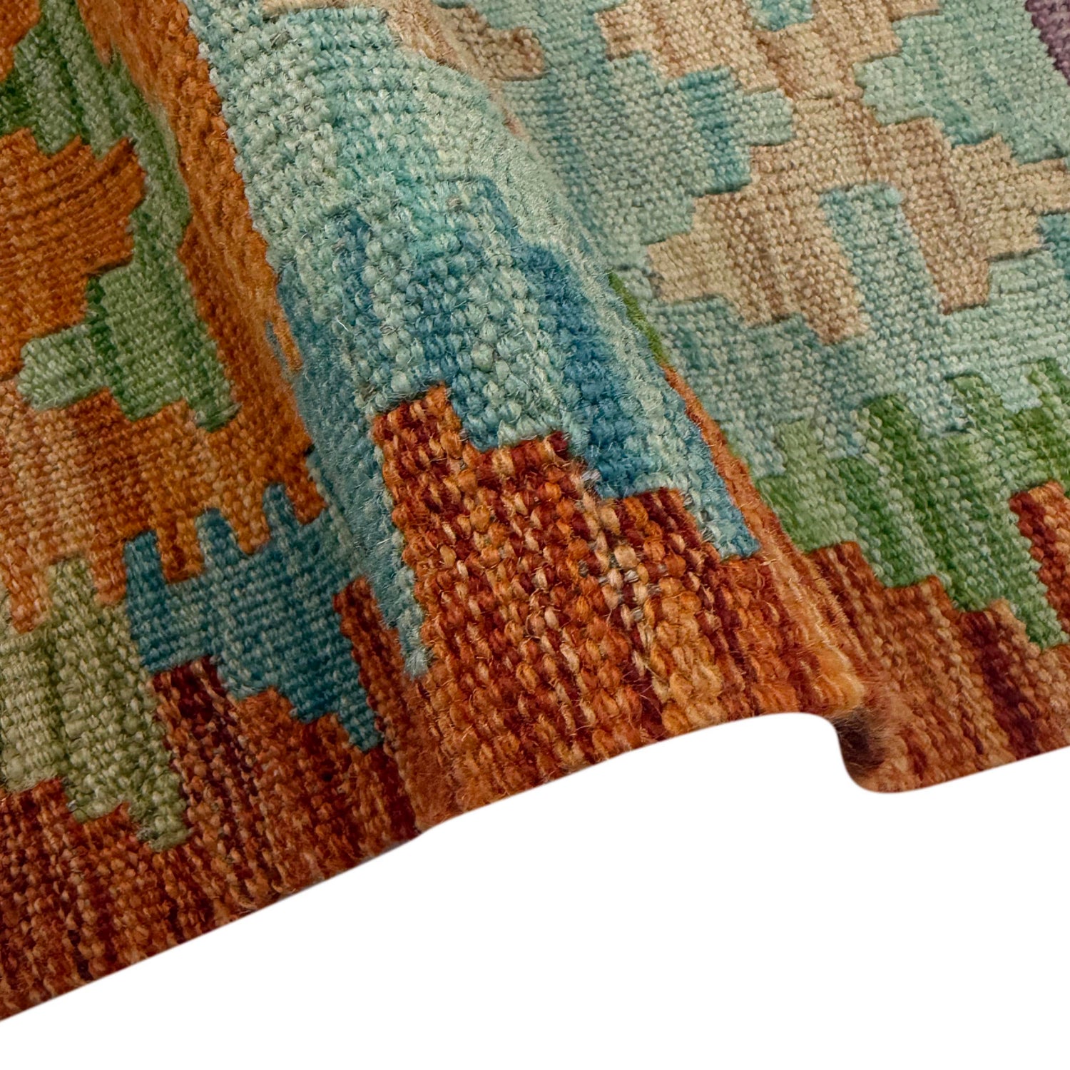 Handmade Vegetable Kelim 5' 9" x 8' 1" (ft) - No. Y39480