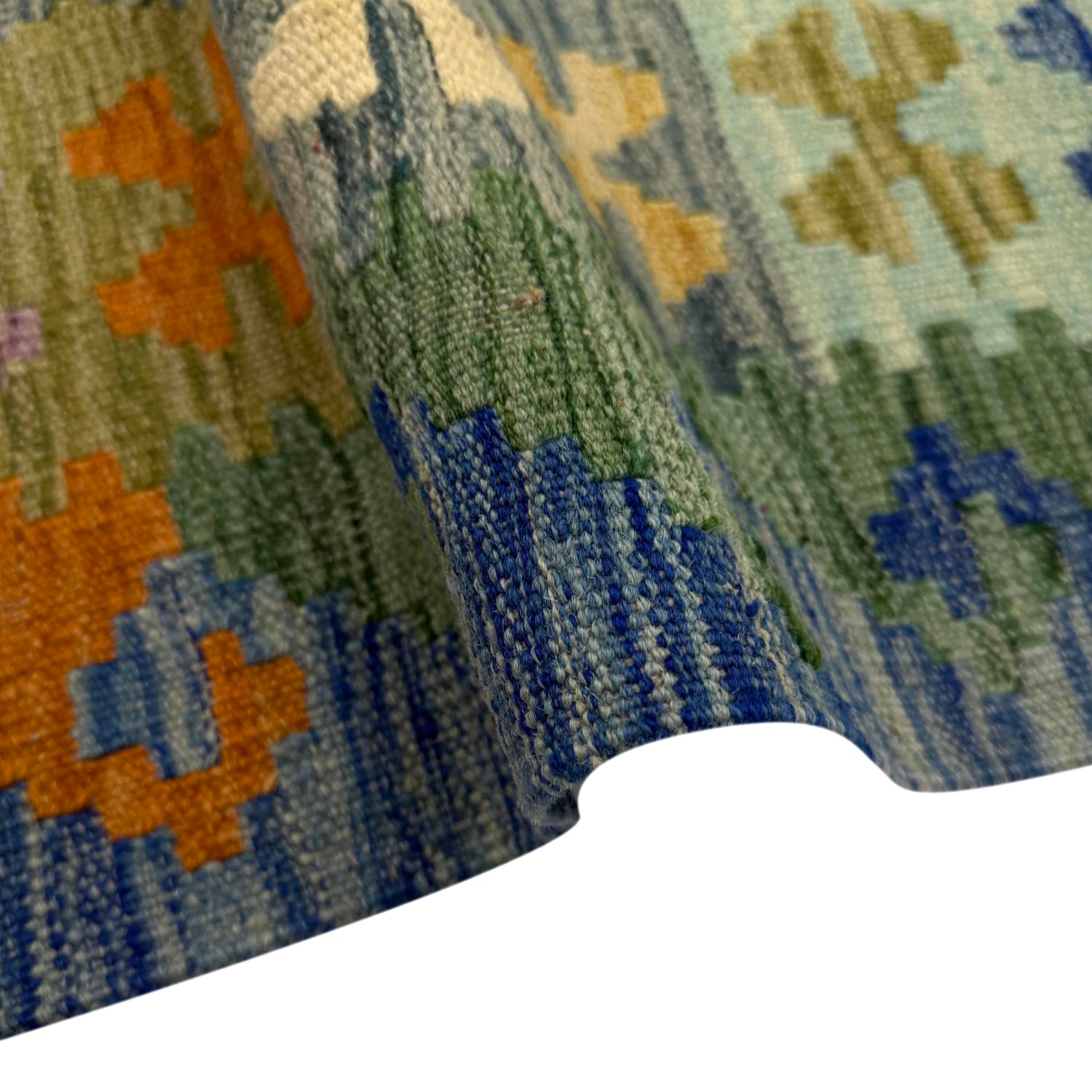 Handmade Vegetable Kilim 5' 8" x 7' 11" (ft) - No. Y39481
