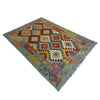 Handmade Vegetable Kelim 4' 4" x 6' 8" (ft) - No. Y39483