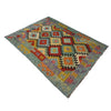 Handmade Vegetable Kelim 4' 4" x 6' 8" (ft) - No. Y39483
