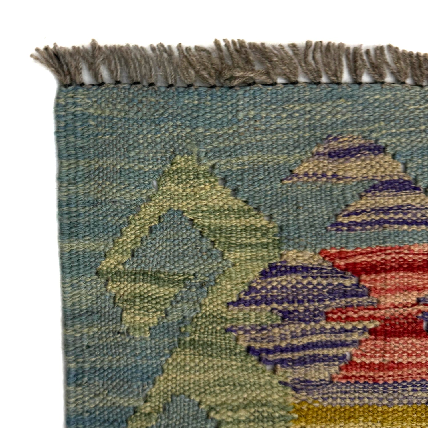 Handmade Vegetable Kelim 4' 4" x 6' 8" (ft) - No. Y39483