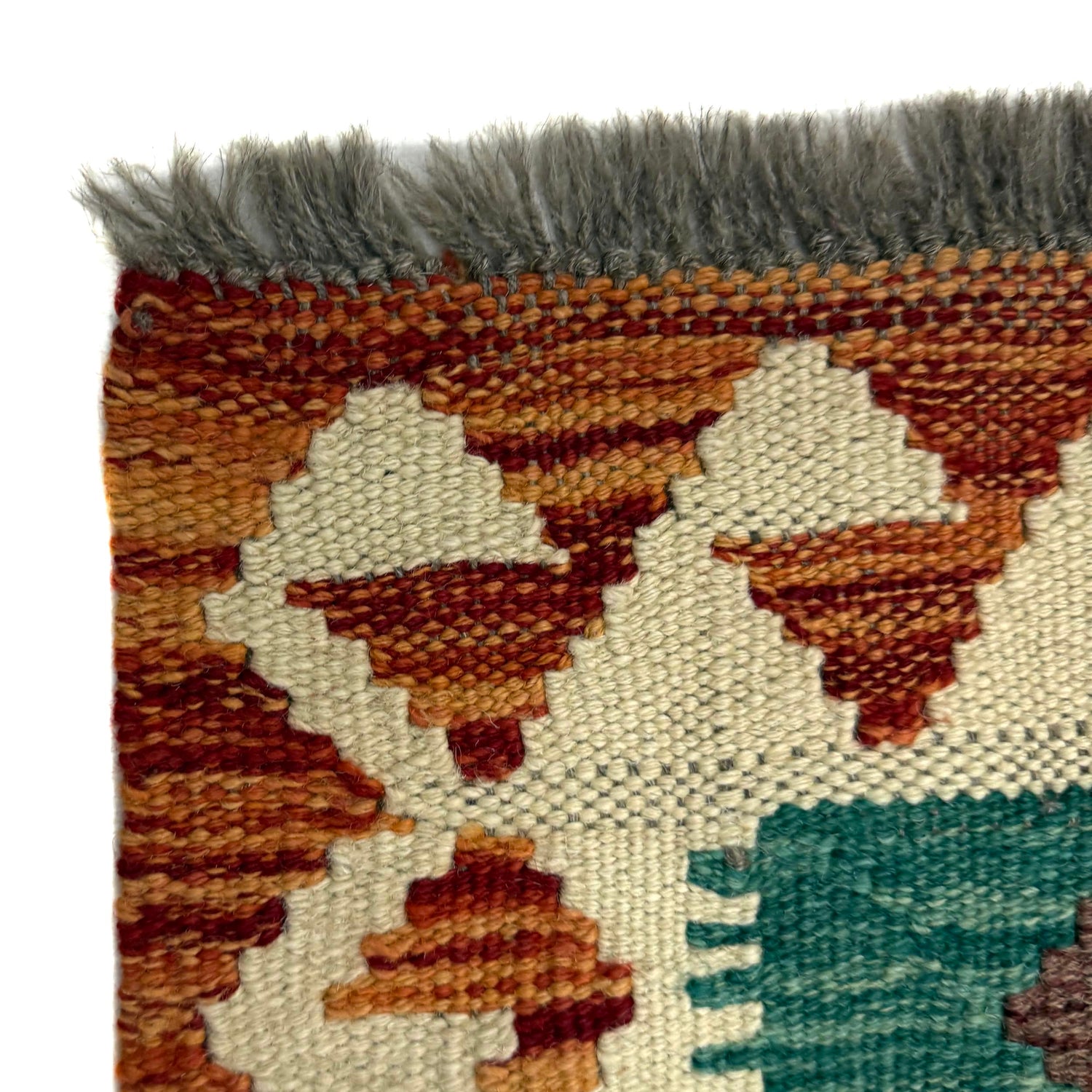Handmade Vegetable Kilim 4' 1" x 6' 5" (ft) - No. Y39484