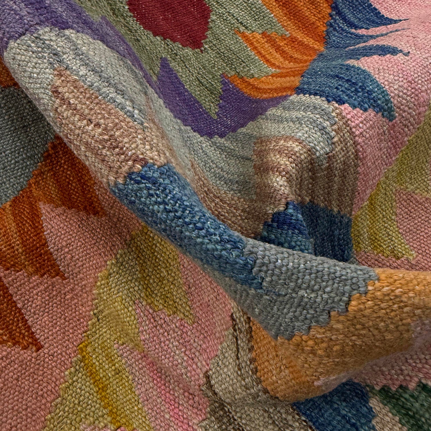 Handmade Vegetable Kilim 4' 3" x 5' 11" (ft) - No. Y39486
