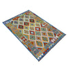 Handmade Vegetable Kilim 4' 2" x 6' 4" (ft) - No. Y39490