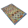 Handmade Vegetable Kilim 4' 2" x 6' 4" (ft) - No. Y39490