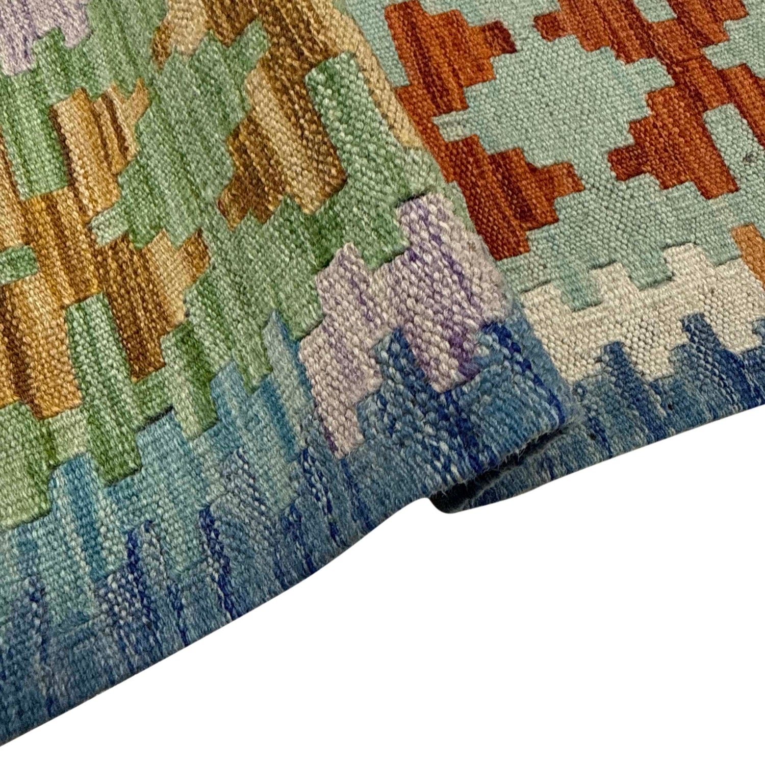 Handmade Vegetable Kilim 4' 2" x 6' 4" (ft) - No. Y39490