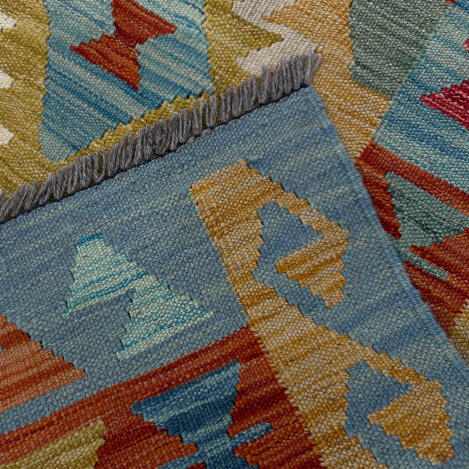 Handmade Vegetable Kilim 4' 0" x 6' 8" (ft) - No. Y39492