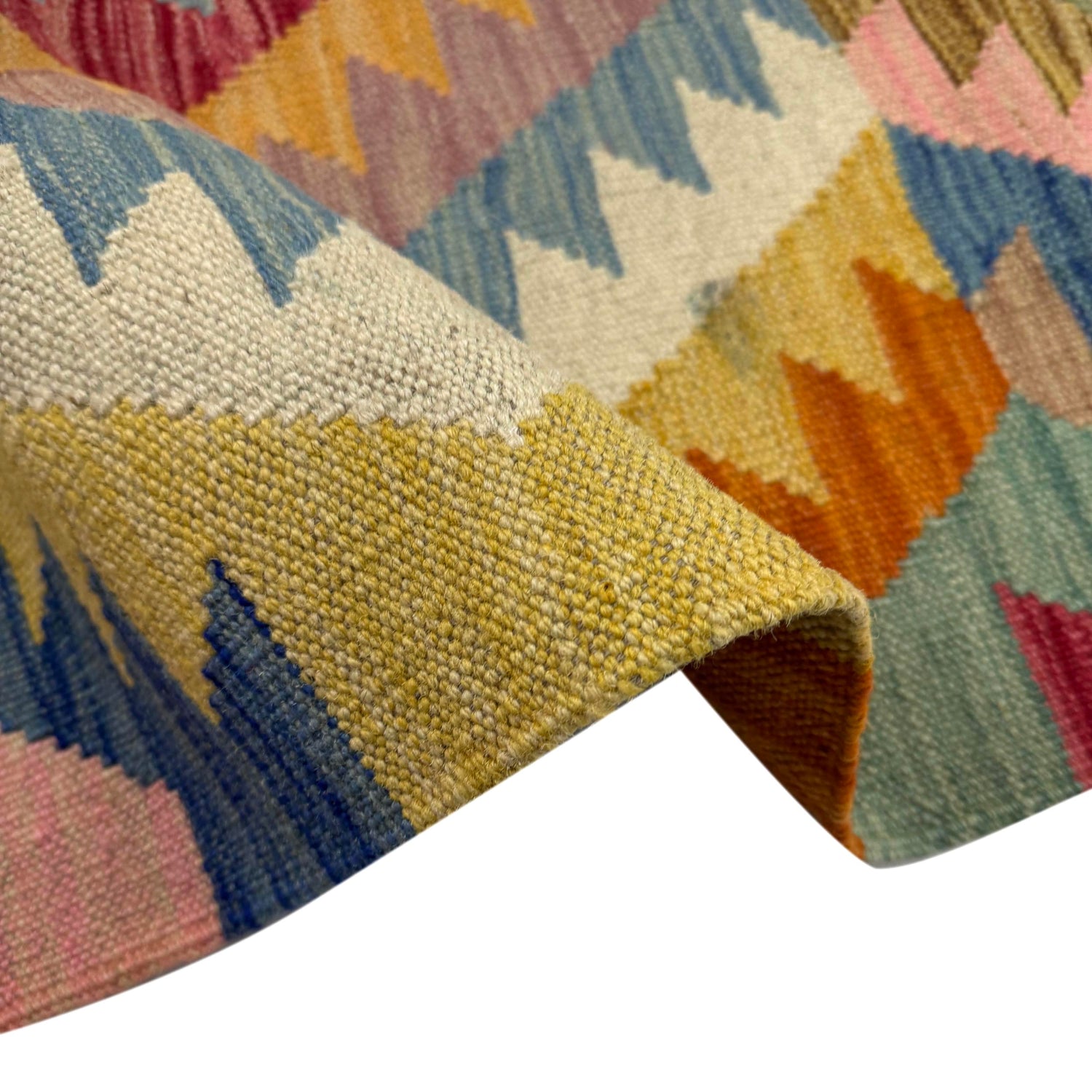 Handmade Vegetable Kilim 4' 2" x 6' 0" (ft) - No. Y39493