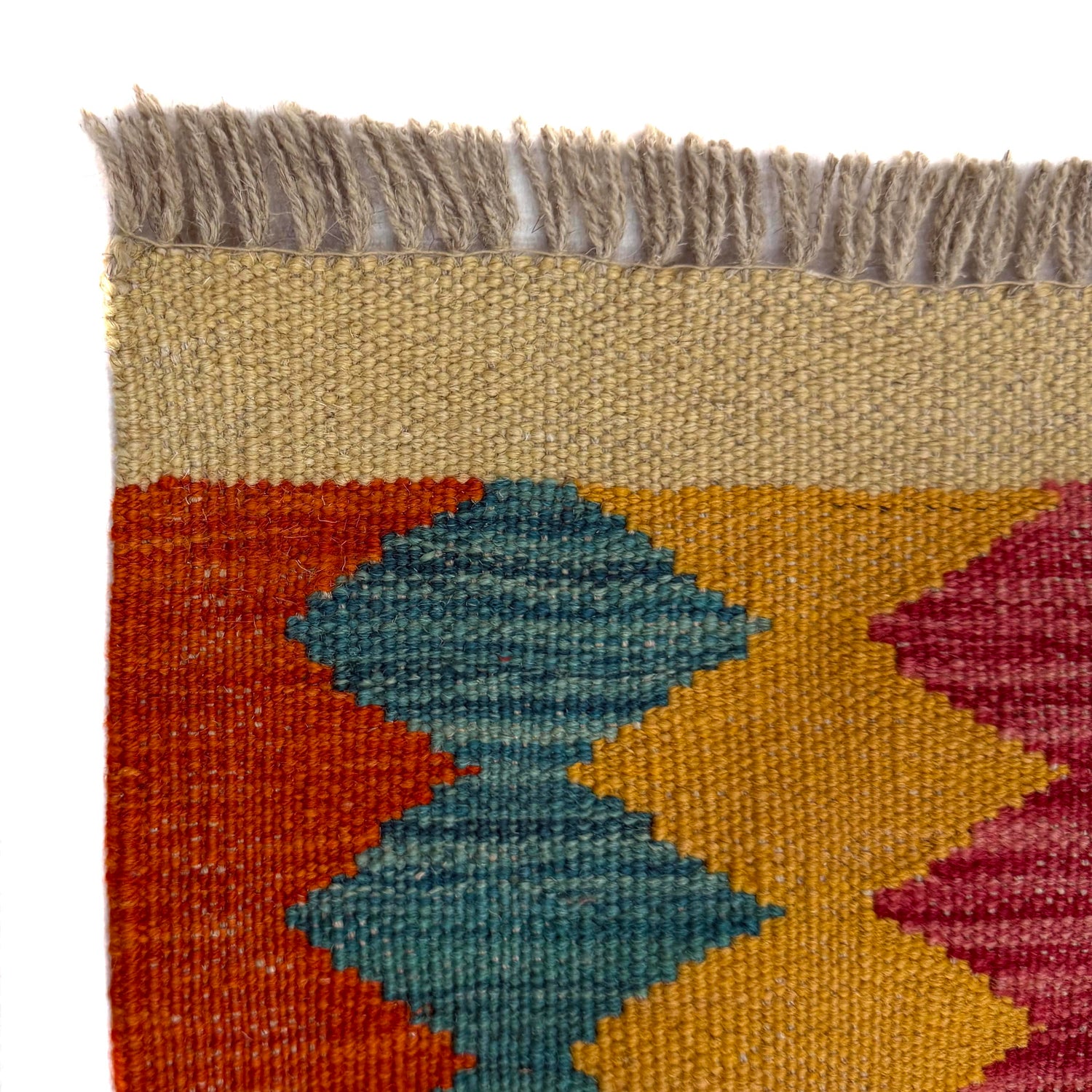 Handmade Vegetable Kelim 4' 1" x 5' 10" (ft) - No. Y39495