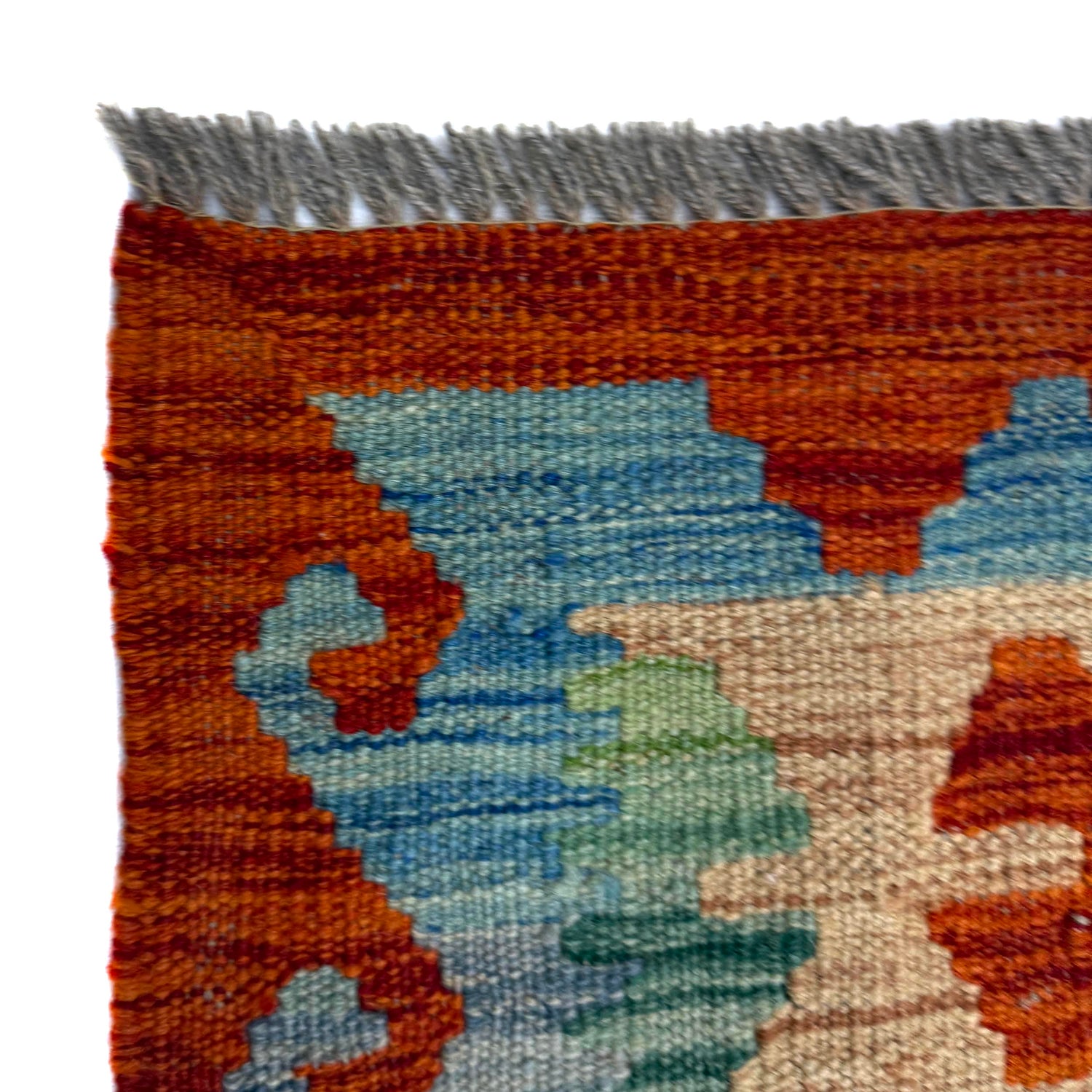 Handmade Vegetable Kilim 4' 1" x 5' 6" (ft) - No. Y39497