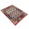 Handmade Vegetable Kilim 4' 8" x 6' 3" (ft) - No. Y39498