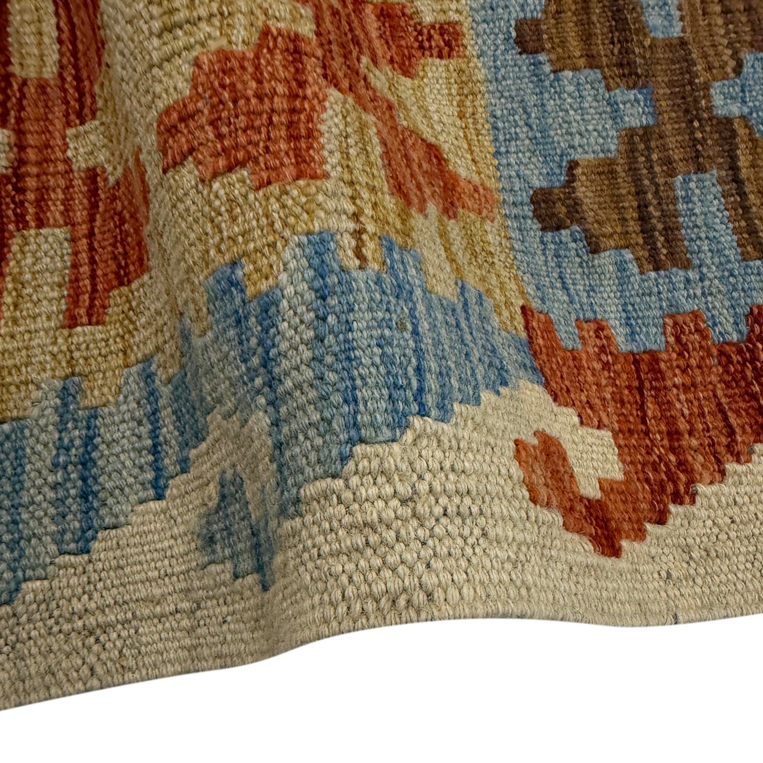 Handmade Vegetable Kelim 5' 10" x 8' 1" (ft) - No. Y39499