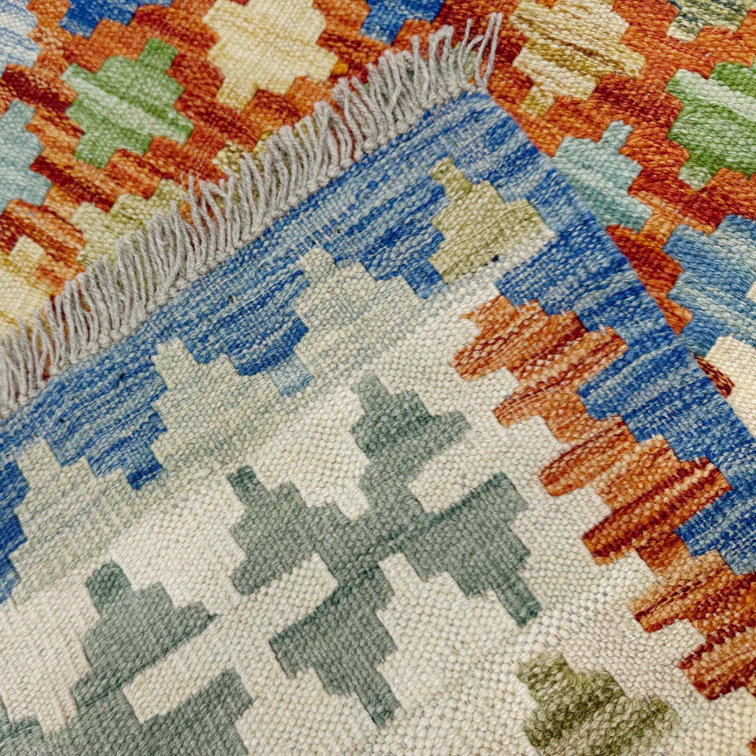 Handmade Vegetable Kilim 5' 10" x 8' 1" (ft) - No. Y39501