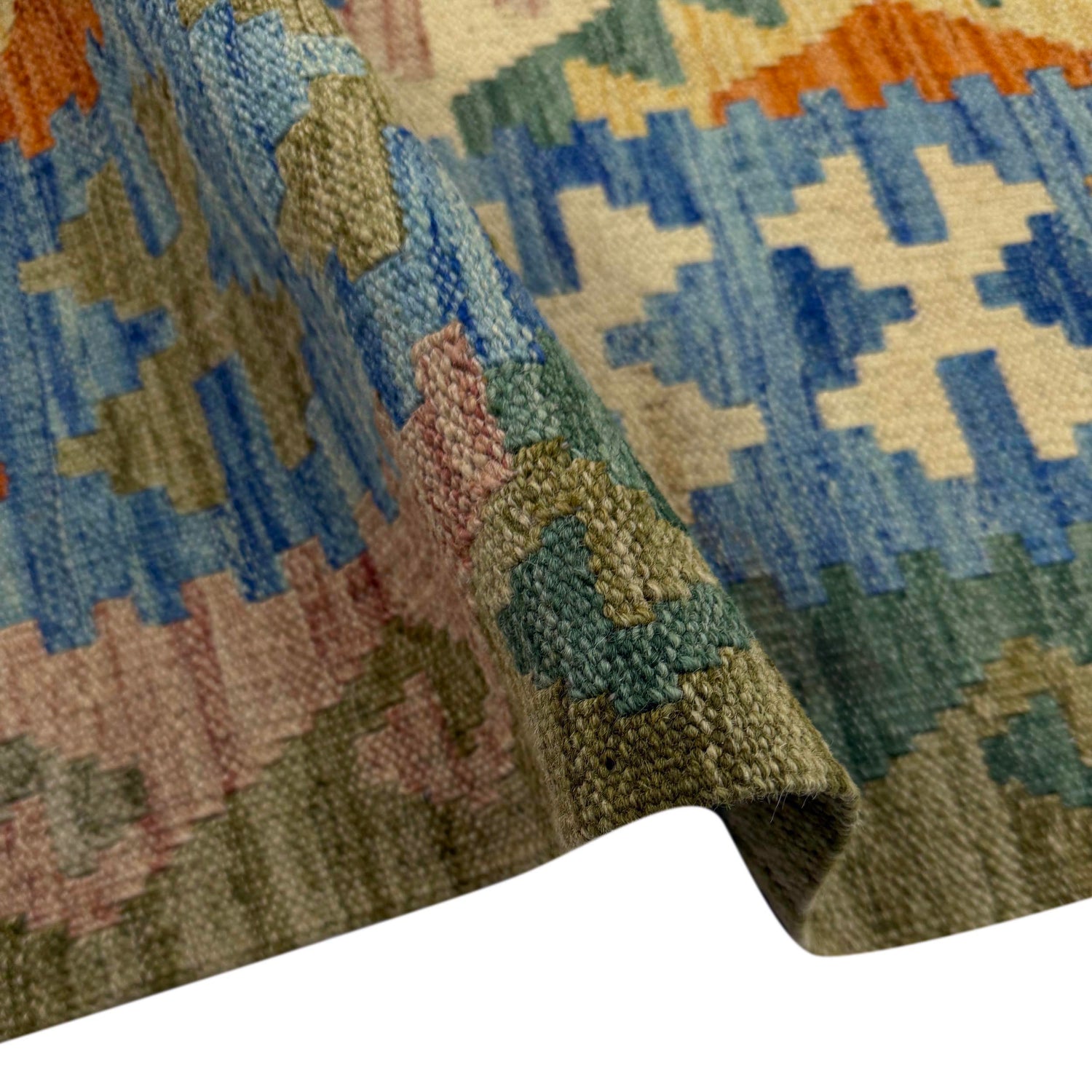 Handmade Vegetable Kilim 5' 9" x 8' 1" (ft) - No. Y39502