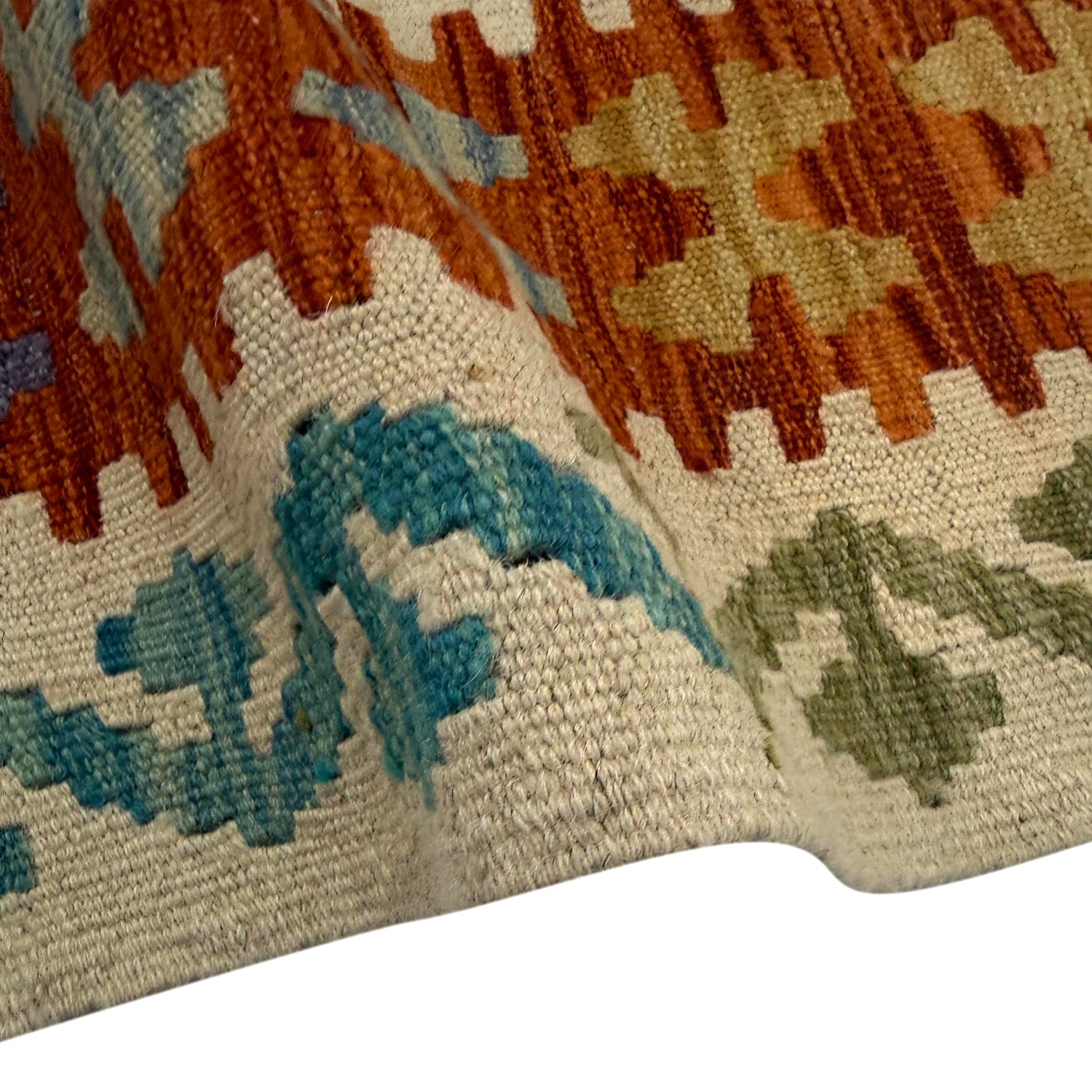 Handmade Vegetable Kilim 5' 9" x 7' 11" (ft) - No. Y39505