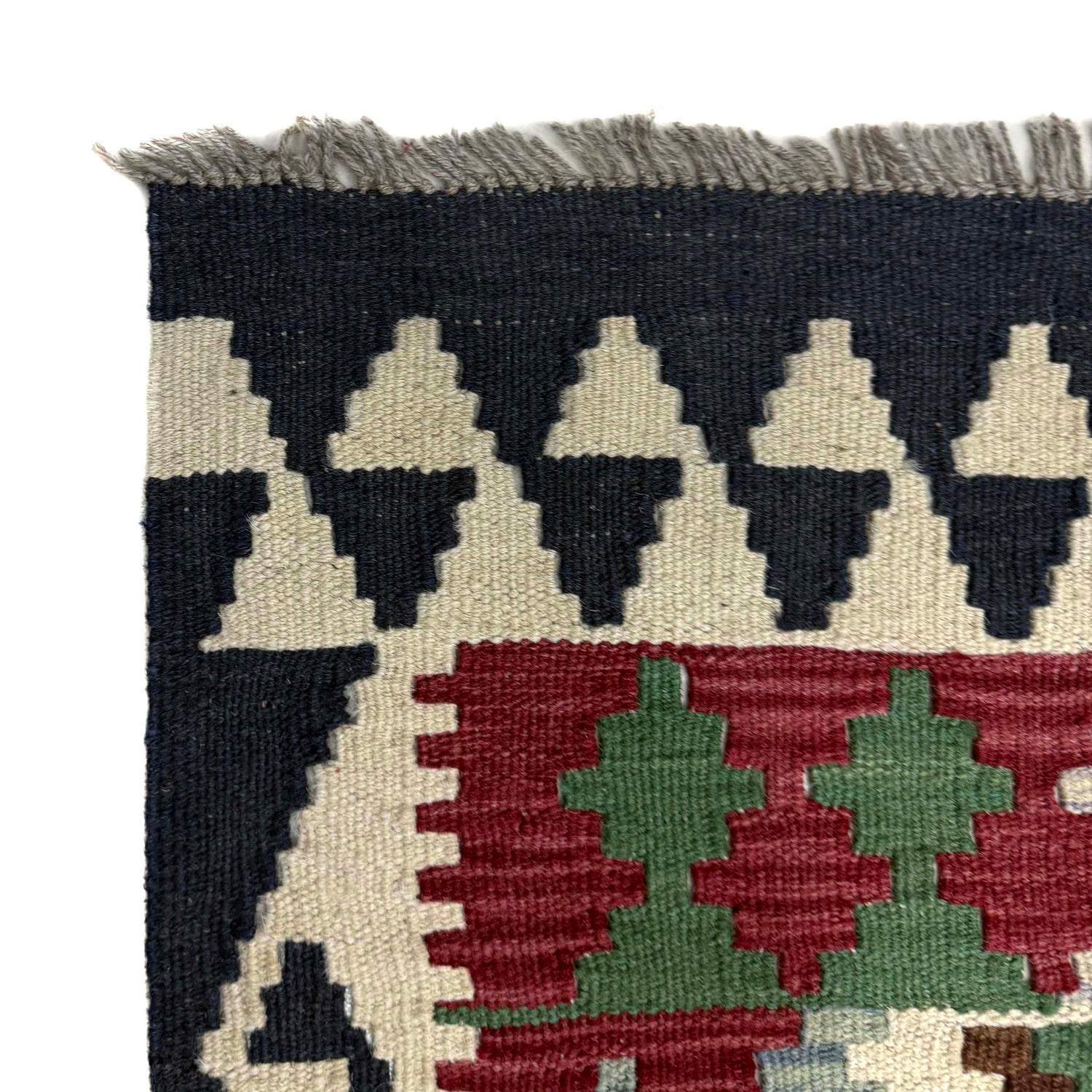 Handmade Vegetable Kilim 4' 6" x 5' 8" (ft) - No. Y39506