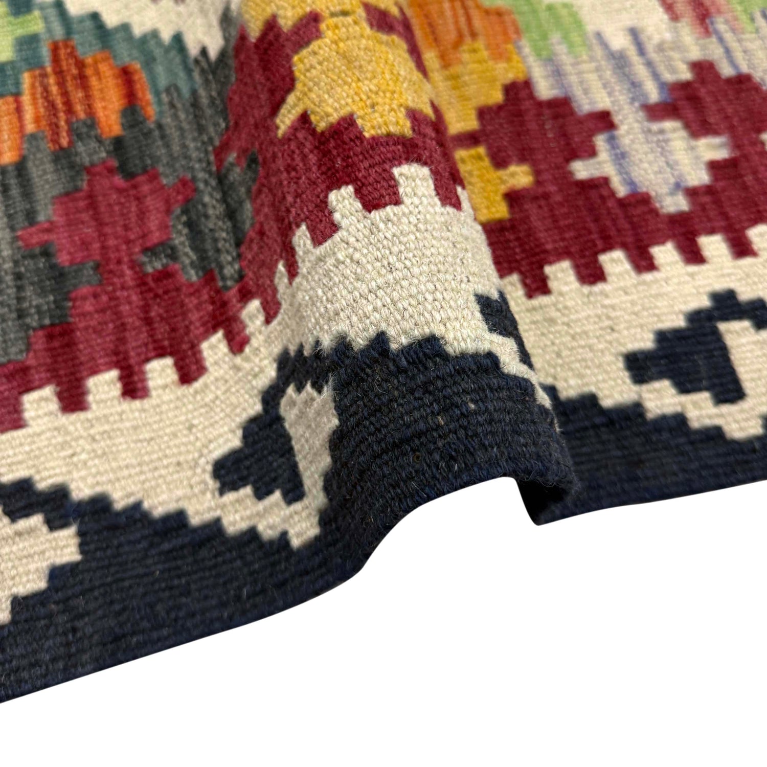 Handmade Vegetable Kilim 4' 6" x 5' 8" (ft) - No. Y39506