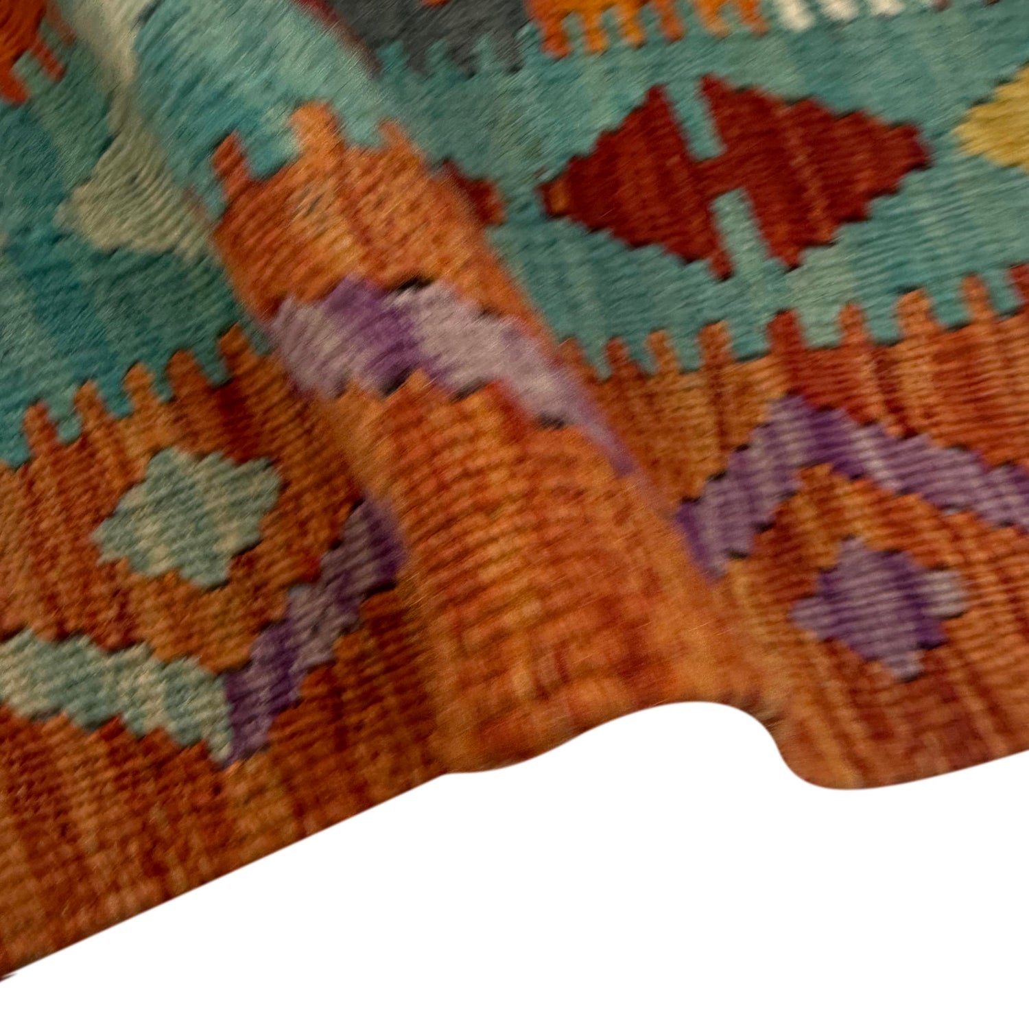 Handmade Vegetable Kilim 4' 4" x 6' 2" (ft) - No. Y39508