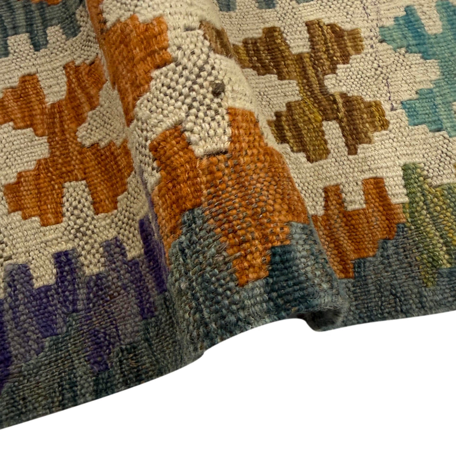 Handmade Vegetable Kilim 5' 9" x 8' 2" (ft) - No. Y39510