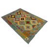 Handmade Vegetable Kelim 4' 0" x 6' 6" (ft) - No. Y39511