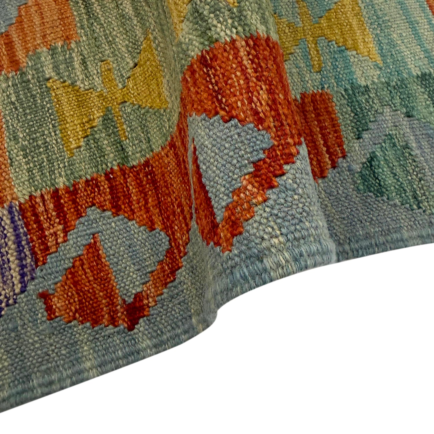 Handmade Vegetable Kelim 4' 0" x 6' 6" (ft) - No. Y39511