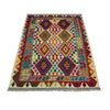 Handmade Vegetable Kilim 4' 2" x 6' 0" (ft) - No. Y39512