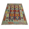 Handmade Vegetable Kelim 3' 9" x 5' 7" (ft) - No. Y39513