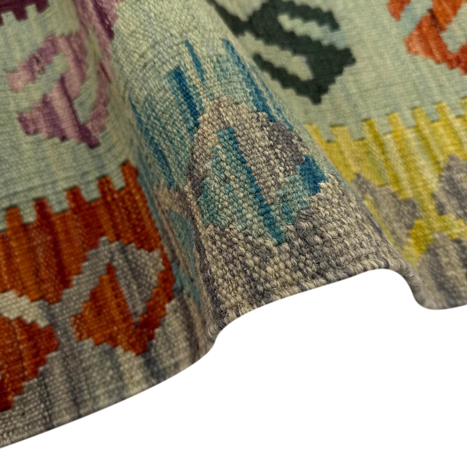 Handmade Vegetable Kelim 3' 9" x 5' 7" (ft) - No. Y39513