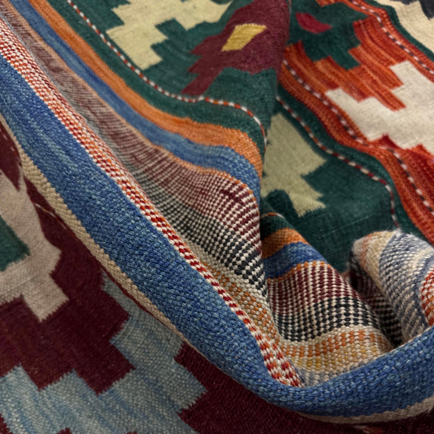 Handmade Vegetable Kilim 5' 9" x 8' 0" (ft) - No. Y39516