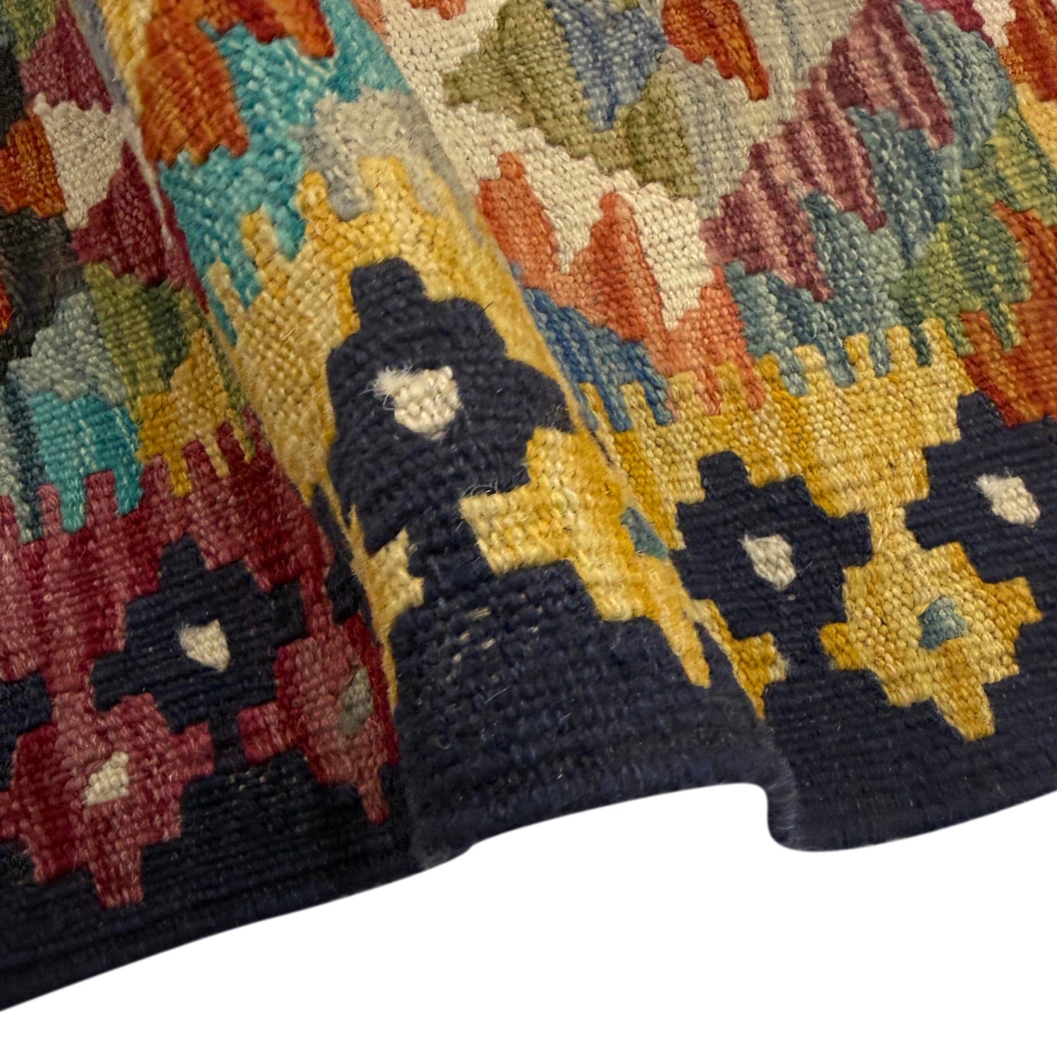 Handmade Vegetable Kelim 5' 10" x 8' 2" (ft) - No. Y39517