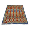 Handmade Vegetable Kelim 5' 8" x 7' 8" (ft) - No. Y39518
