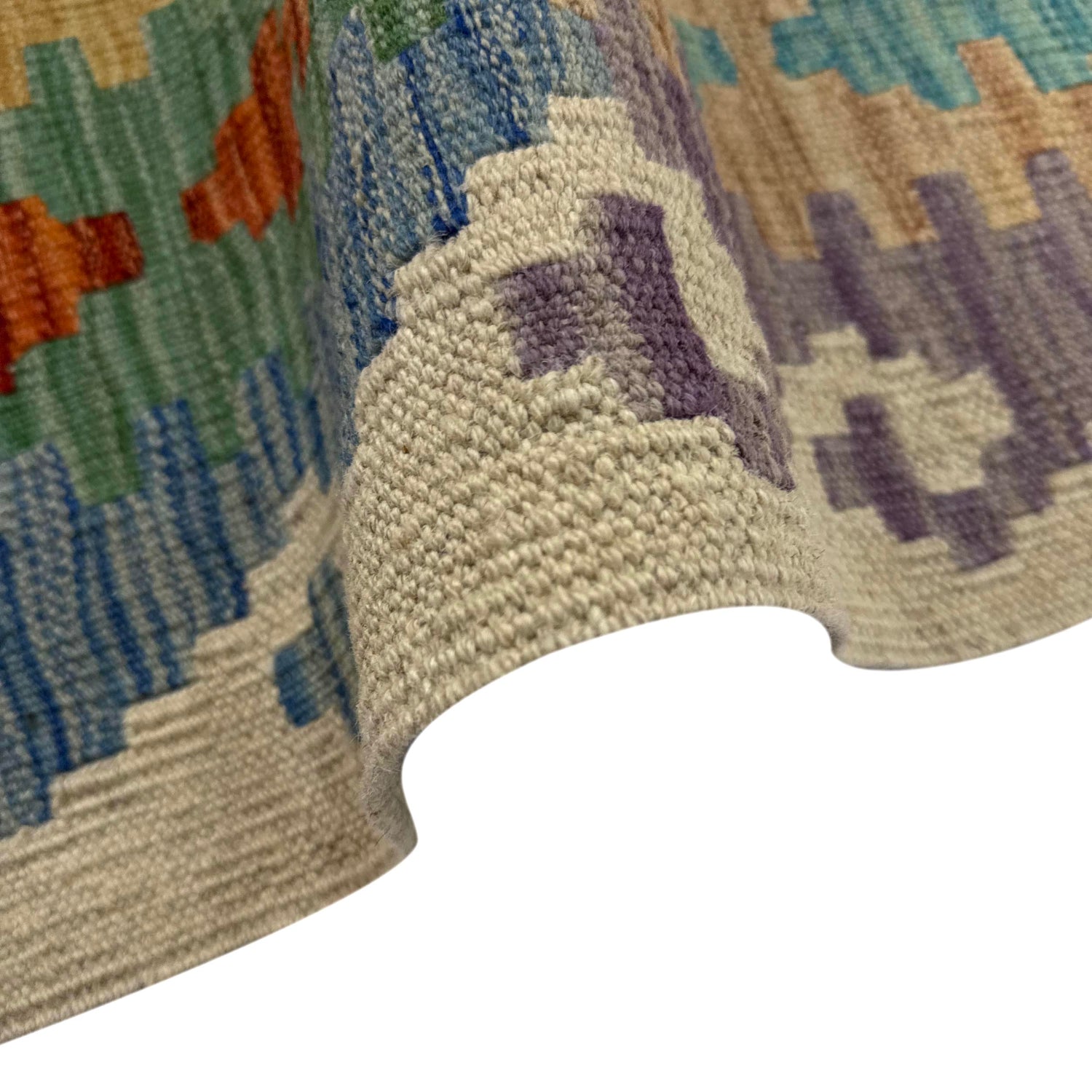 Handmade Vegetable Kelim 5' 11" x 8' 1" (ft) - No. Y39520