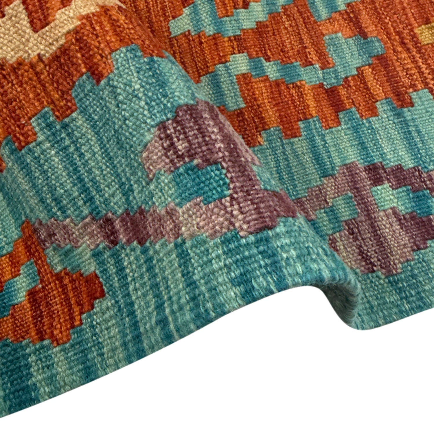 Handmade Vegetable Kilim 5' 7" x 7' 11" (ft) - No. Y39524