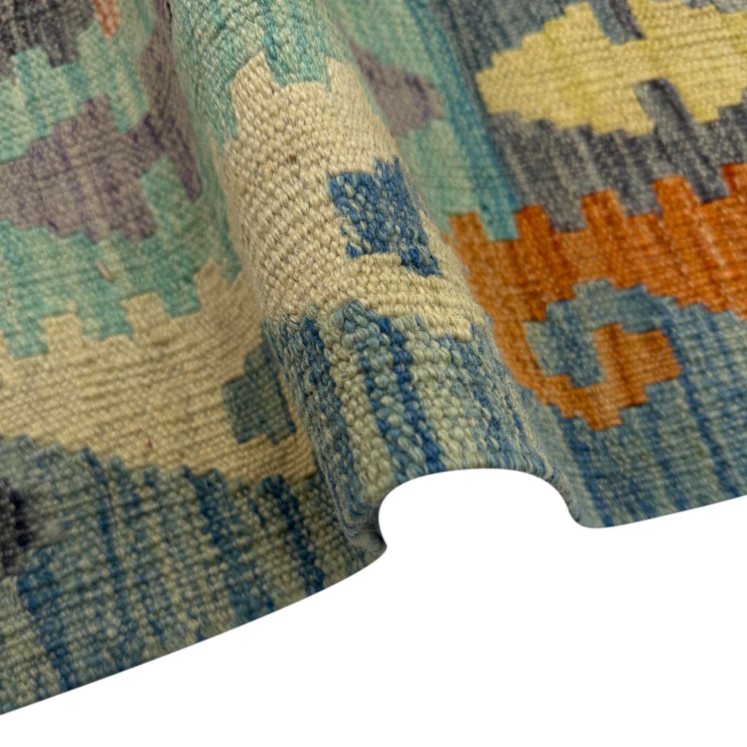 Handmade Vegetable Kelim 5' 10" x 8' 2" (ft) - No. Y39525