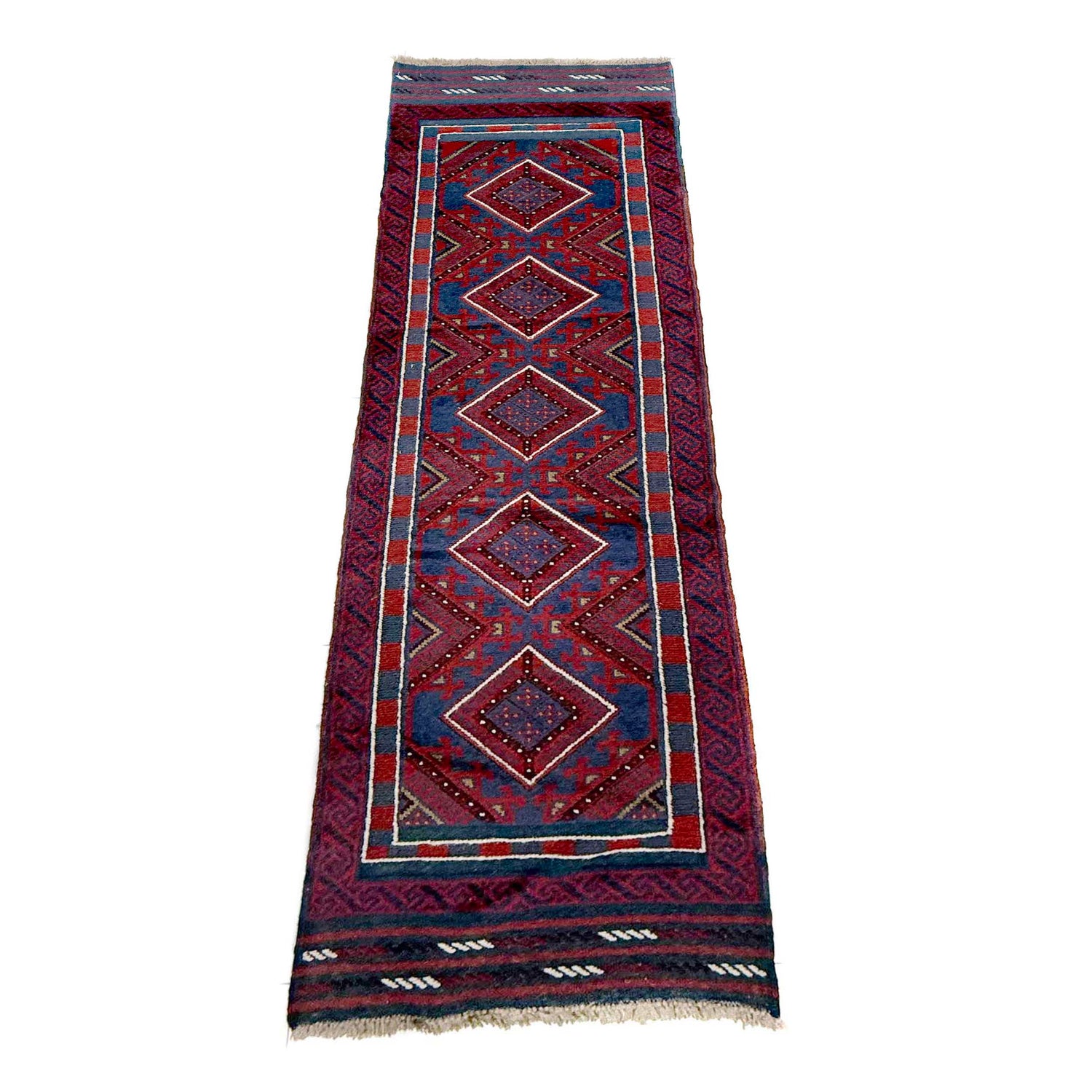 Red Color Mashwani Short Runner 2' 2" x 7' 11" (ft) - No. Y39529
