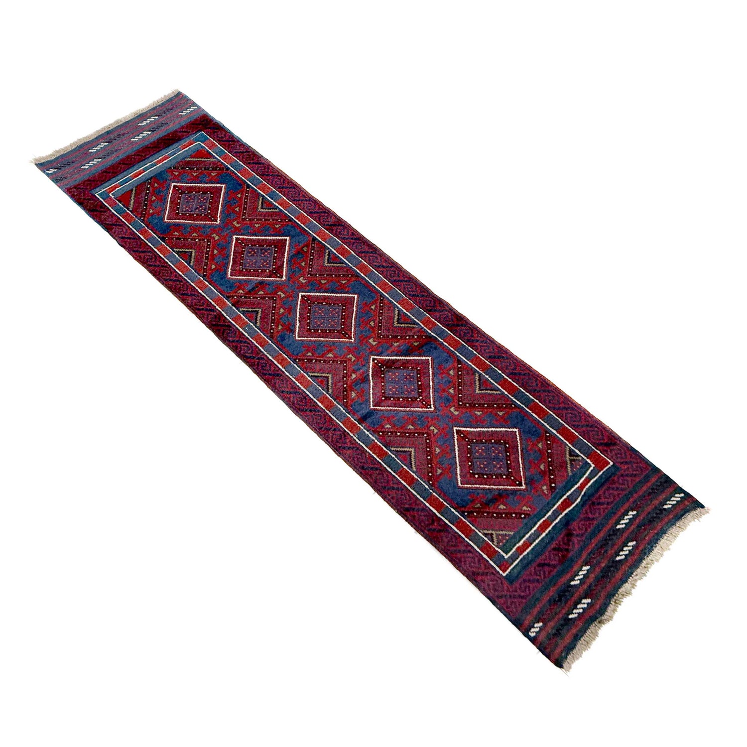 Red Color Mashwani Short Runner 2' 2" x 7' 11" (ft) - No. Y39529