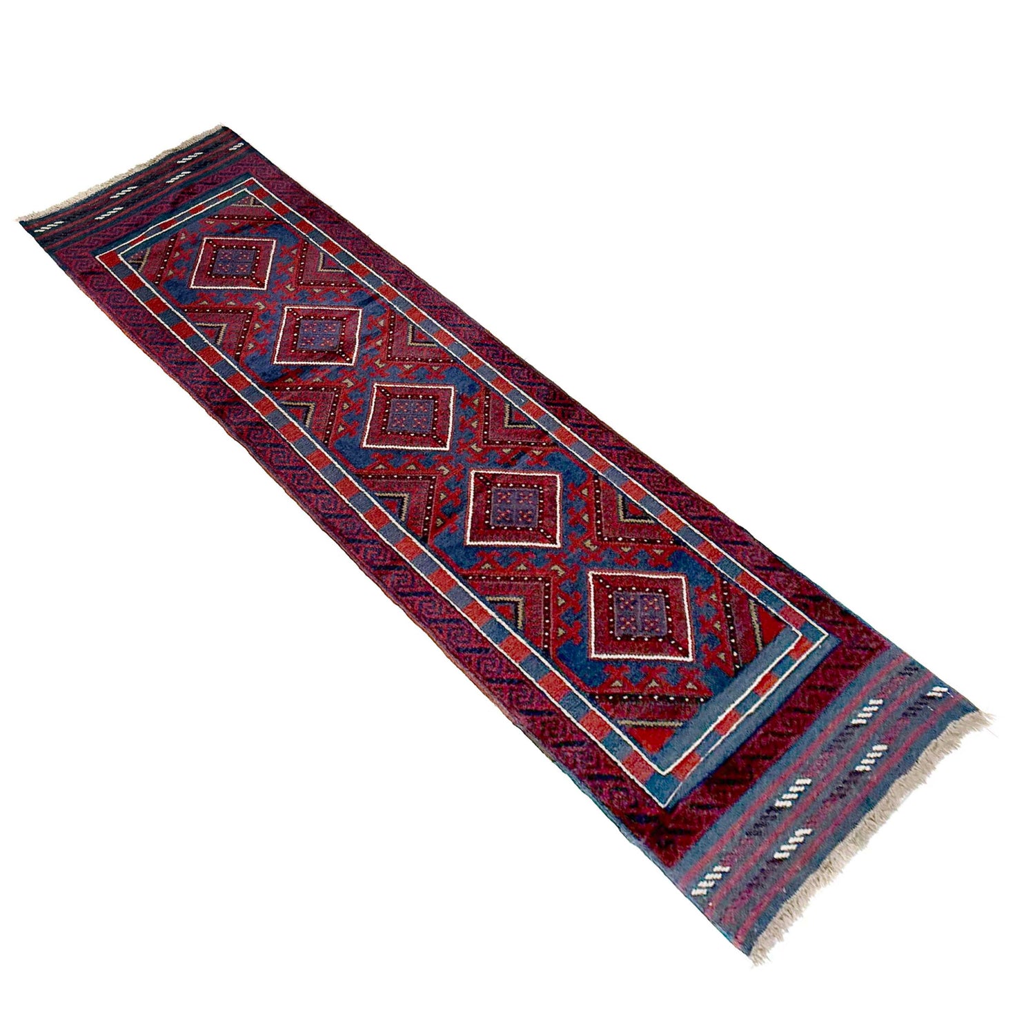 Red Color Mashwani Short Runner 2' 2" x 7' 11" (ft) - No. Y39529