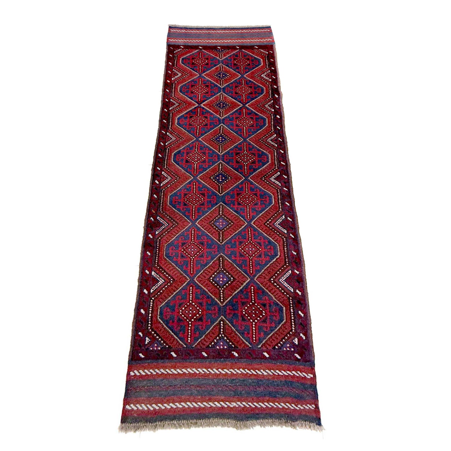 Red Color Mashwani Short Runner 2' 3" x 8' 3" (ft) - No. Y39531