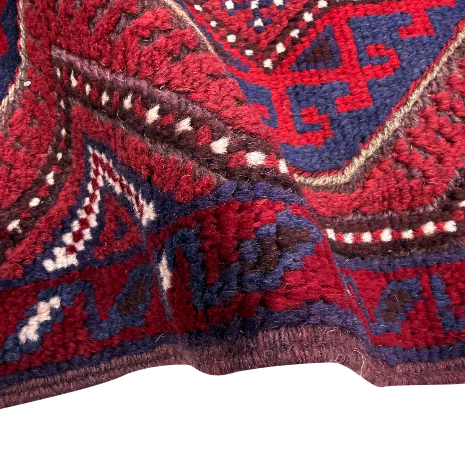 Red Color Mashwani Short Runner 2' 3" x 8' 3" (ft) - No. Y39531
