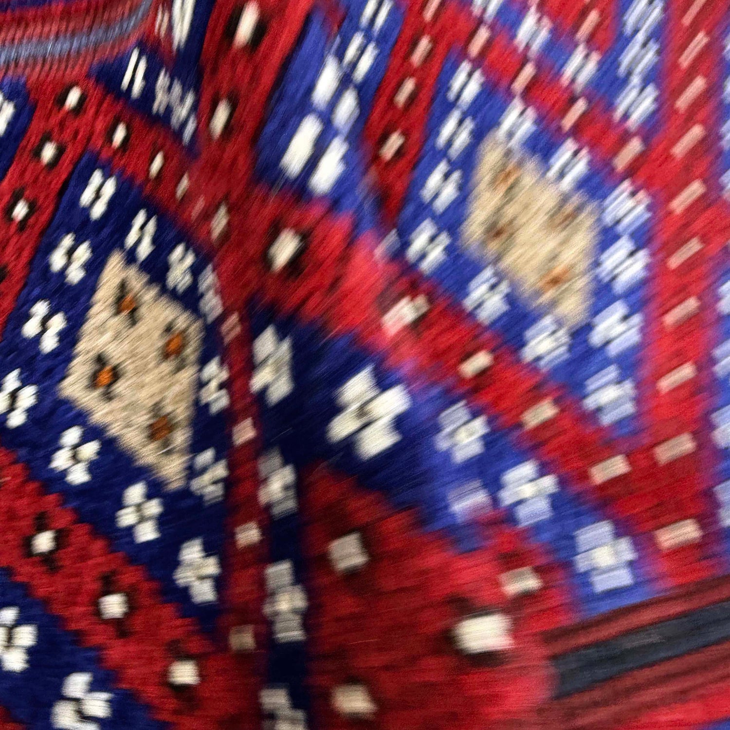 Red Color Mashwani Short Runner 1' 10" x 8' 4" (ft) - No. Y39532